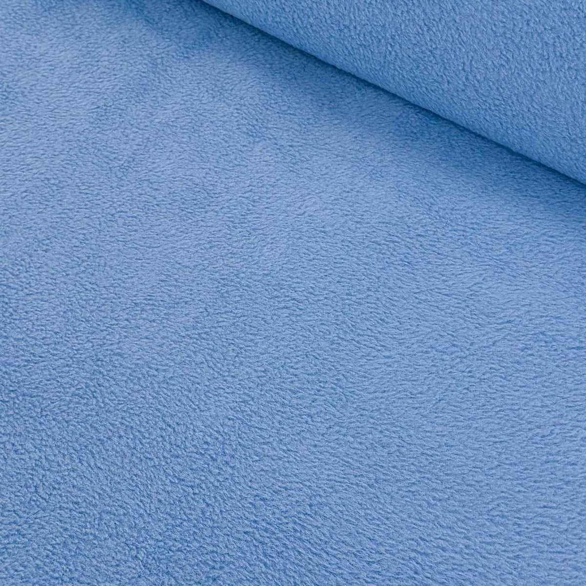 Fleece Vergissmeinnicht-Blau – Kuschelstoff für Decken, Mützen, Schals und mehr