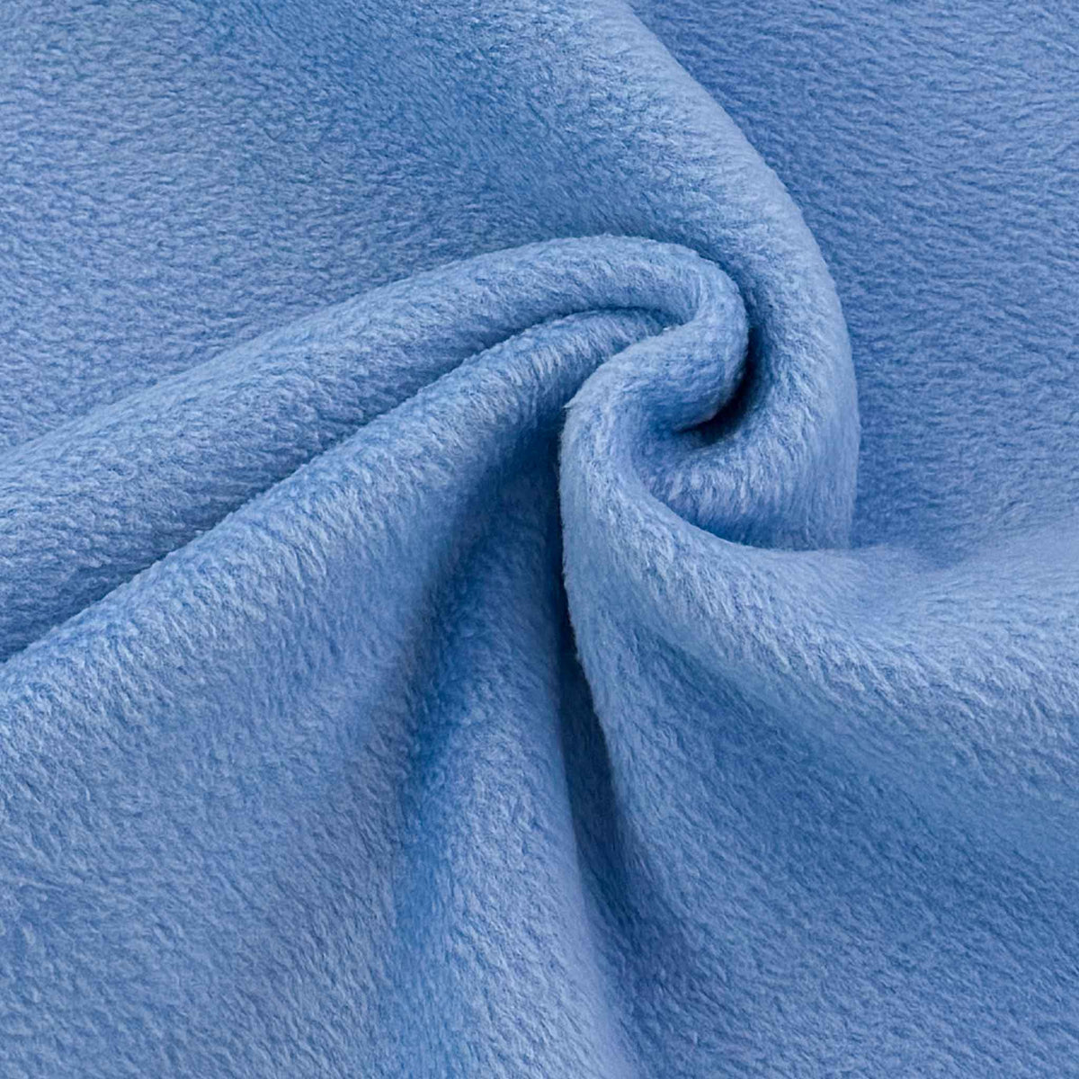 Fleece Vergissmeinnicht-Blau – Kuschelstoff für Decken, Mützen, Schals und mehr