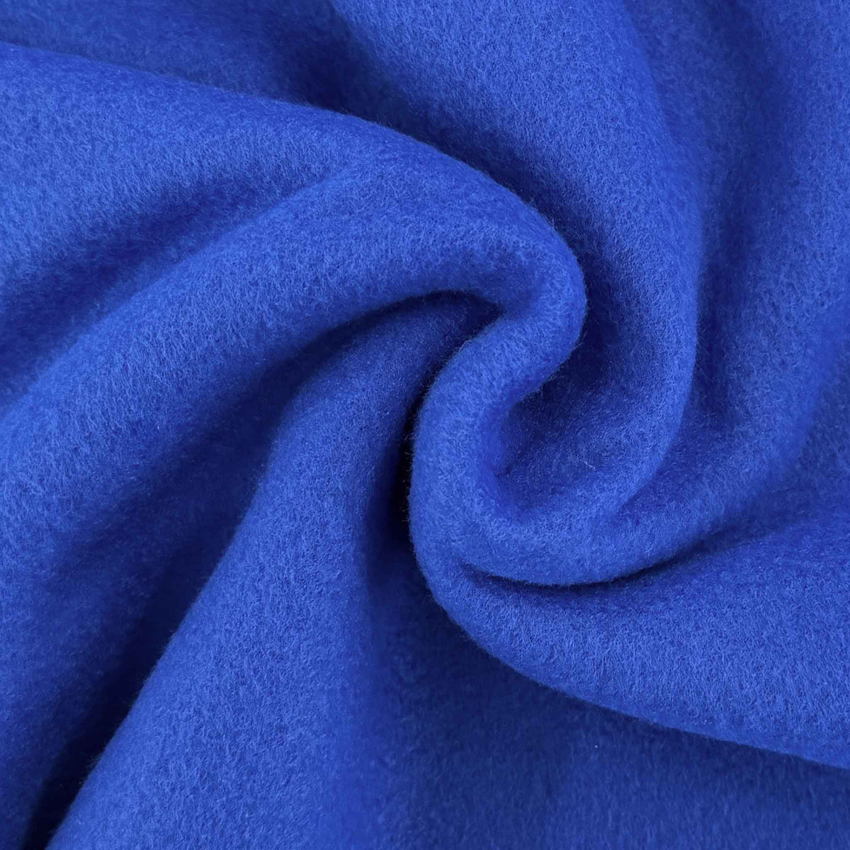 Fleece Kornblau – Kuschelstoff für Decken, Mützen, Schals und mehr