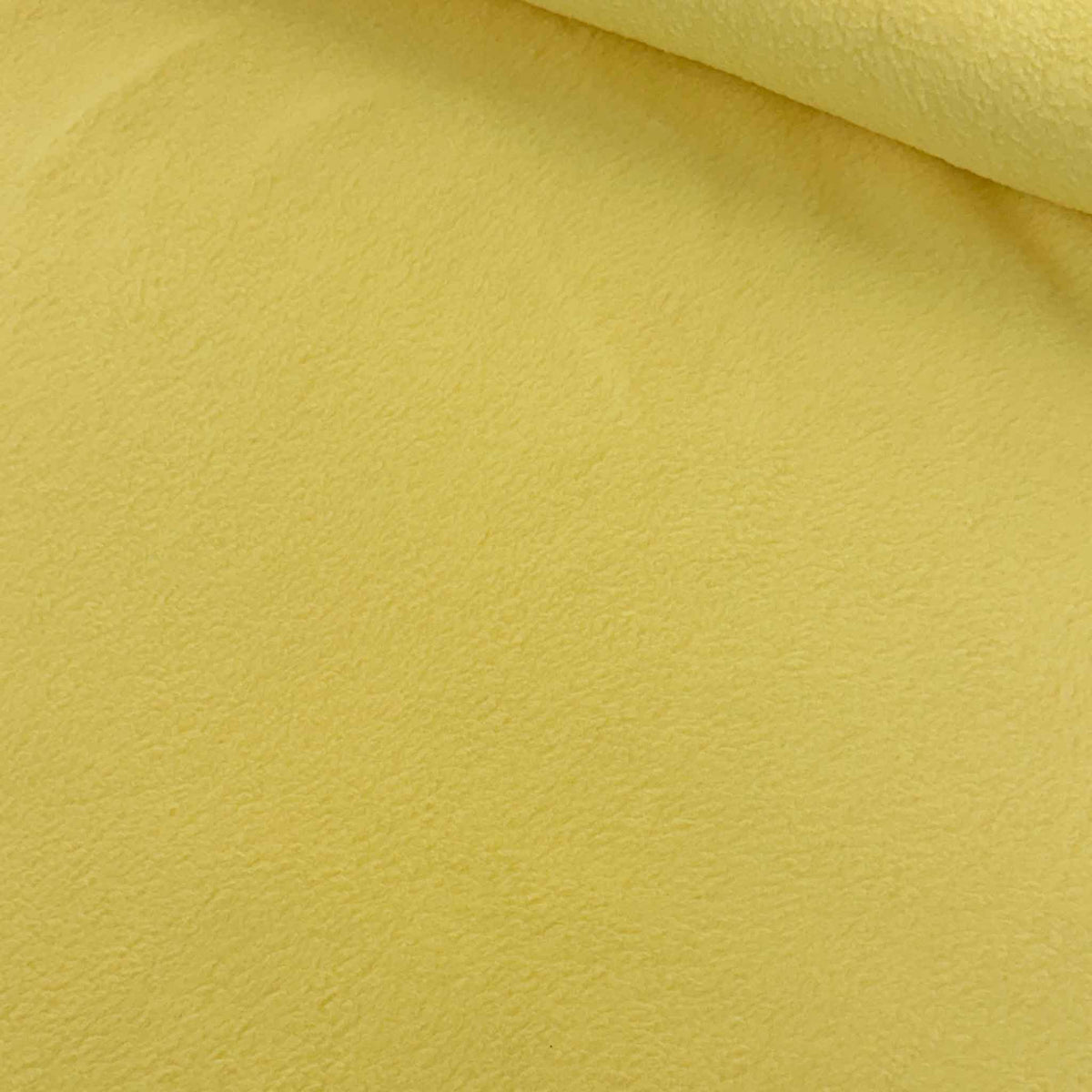 Fleece Sonnengelb – Kuschelstoff für Decken, Mützen, Schals und mehr
