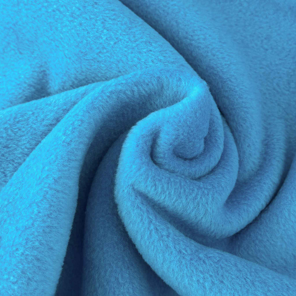 Fleece Wasserblau – Kuschelstoff für Decken, Mützen, Schals und mehr